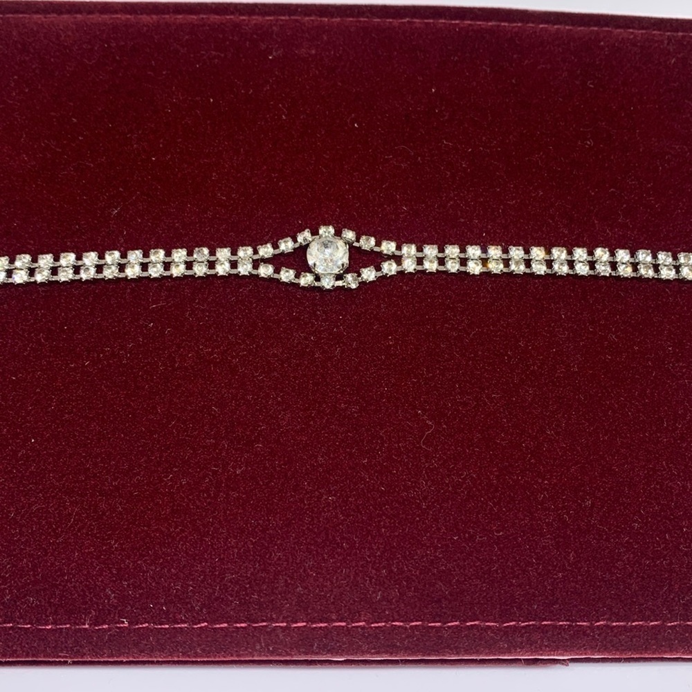 Vintage rhinestone bracelet